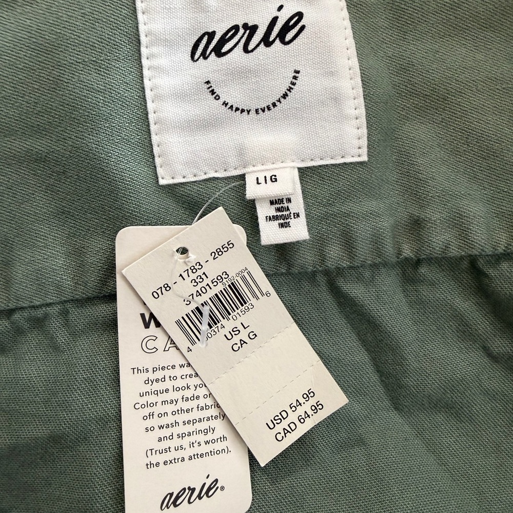 NWT Aerie Faded Boyfriend Button Down - Picture 8 of 11